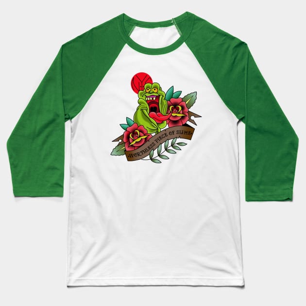 WORTHLESS PIECE OF SLIME Baseball T-Shirt by art_of_josh